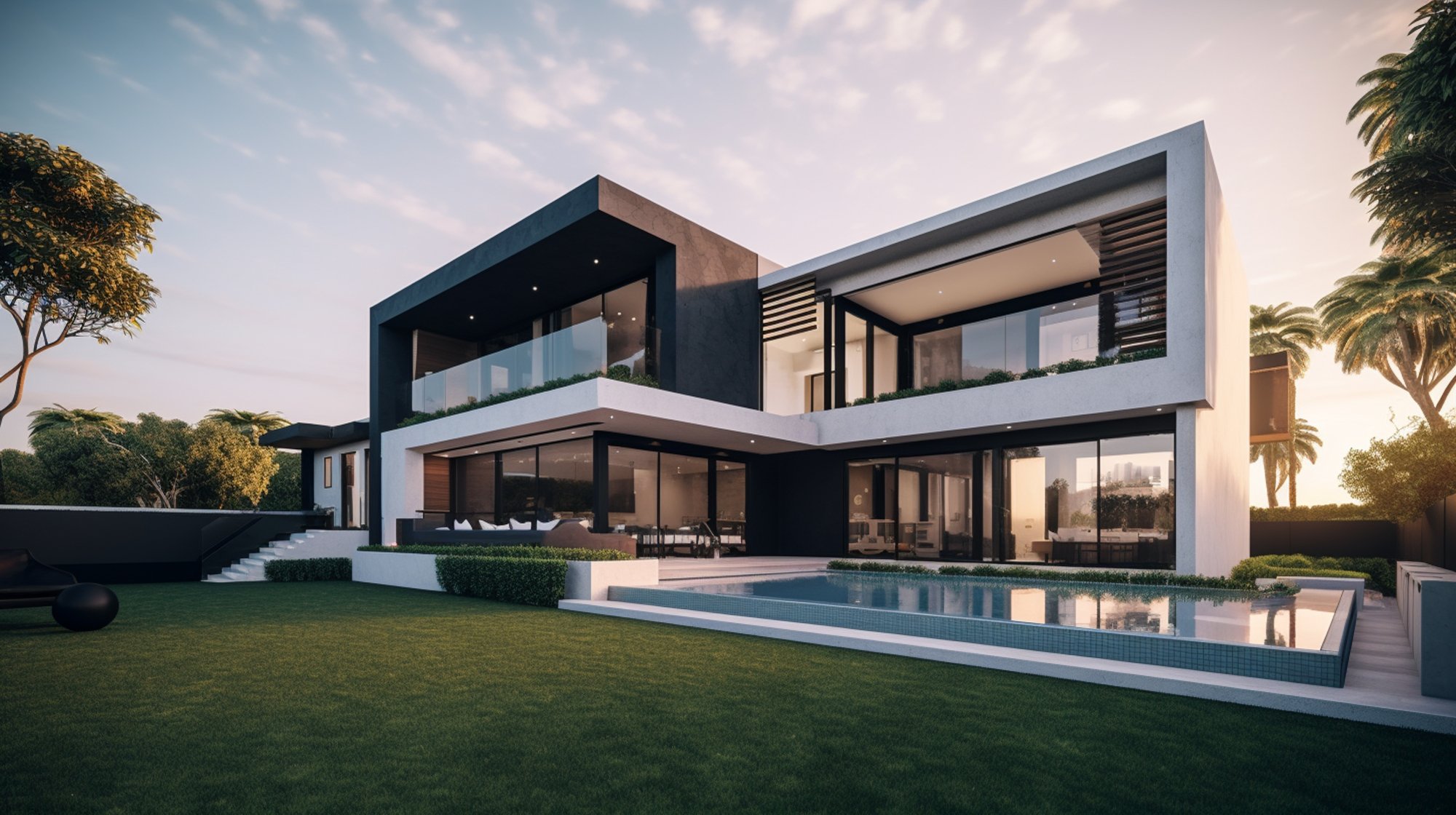 Free License photo источник:vecteezy.com/photo/23308712-ai-generative-exterior-of-modern-luxury-house-with-garden-and-beautiful-sky Free License photo источник:vecteezy.com/photo/23308712-ai-generative-exterior-of-modern-luxury-house-with-garden-and-beautiful-sky